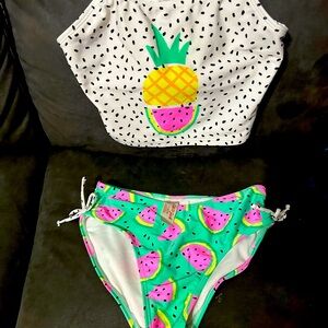 Girls two piece swim suit